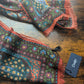 Drake's Floral Wool Silk Print Scarf Limited Edition