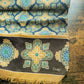 Drake's Medallion Wool Silk Print Scarf