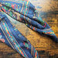 Drake's Navy Mythical Animals Print Wool Silk Scarf Limited Edition
