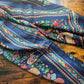 Drake's Navy Mythical Animals Print Wool Silk Scarf Limited Edition
