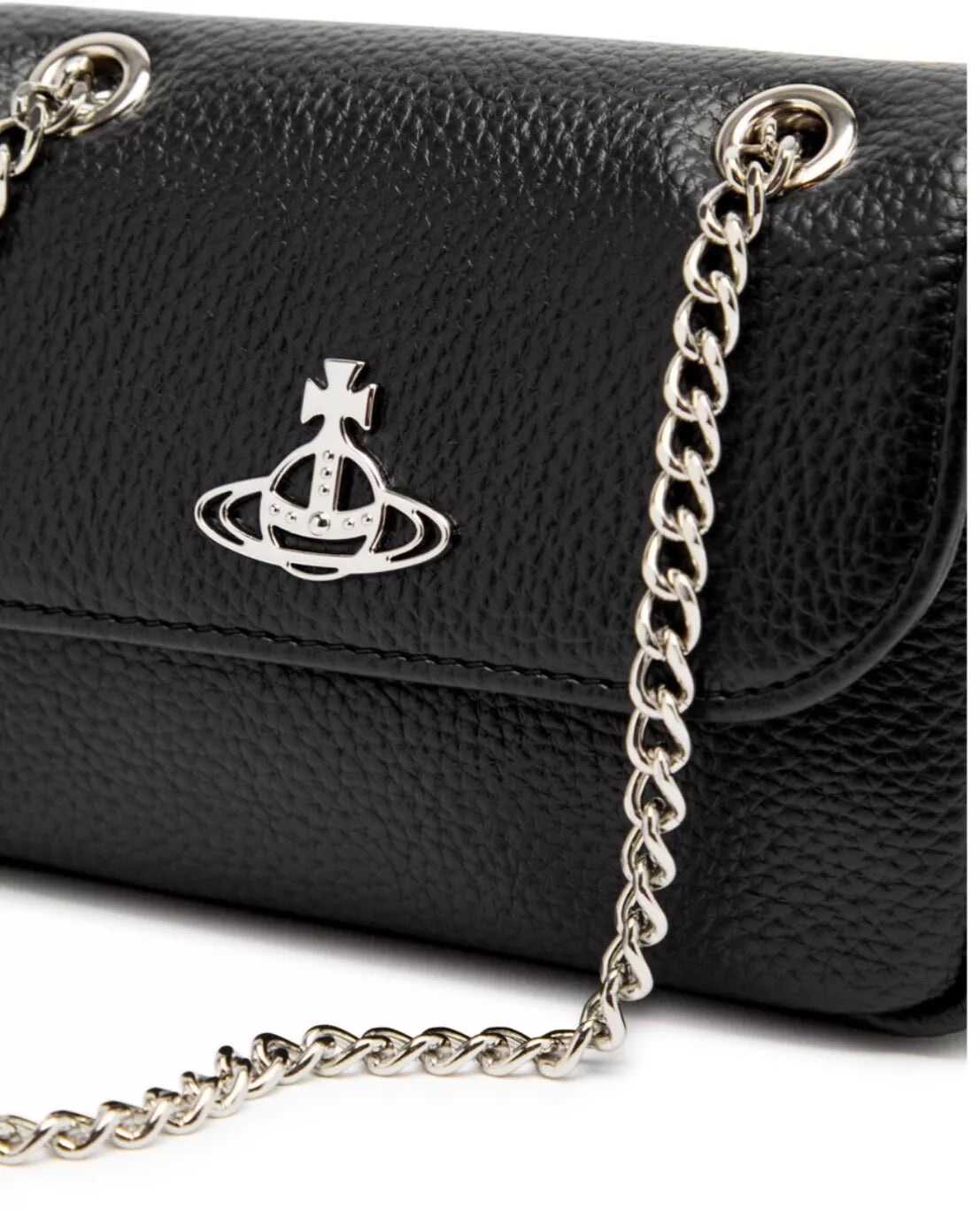 Vivienne Westwood Small Derby Purse Chain Bag Black