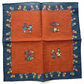 Drakes Linen/Cotton Teddy Bear Print Pocket Square Limited Edition