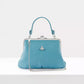 Vivienne Westwood Granny Frame Purse Crossbody Leather Bag Blue