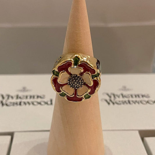 [SOLD] Vivienne Westwood Tudor Rose Ring Limited Edition （Gold）